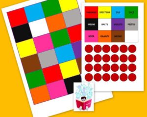 Krāsu bingo spēle