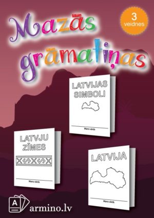 Krāso un veido grāmatiņas “Latvija”