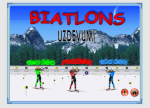 Biatlons – matemātiska spēle