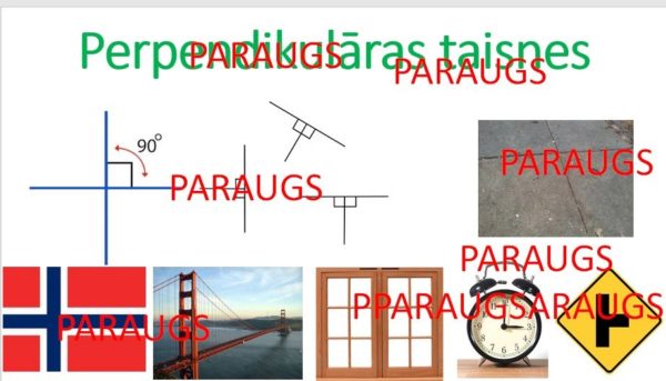 “Paralēlas un perpendikulāras taisnes”. 4.klase. Matemātika