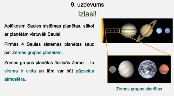 Saules sistēma un planētas (4. – 5. kl.)