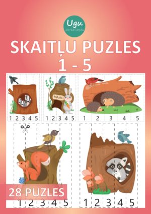 “SKAITĻU PUZLES/VIRKNES 1-5”, 28 puzles