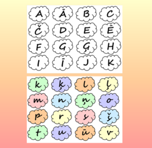 Mākoņu alfabēts – rakstītie burti