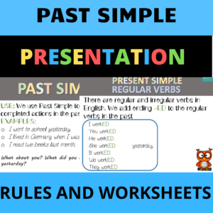 PAST SIMPLE Grammar Guide and Worksheets