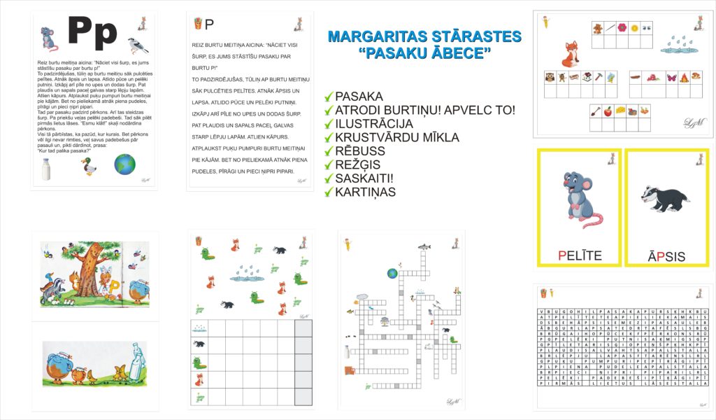 Margarita Stāraste “Pasaku Ābece” . P Margarita Stāraste “Pasaku Ābece” . P