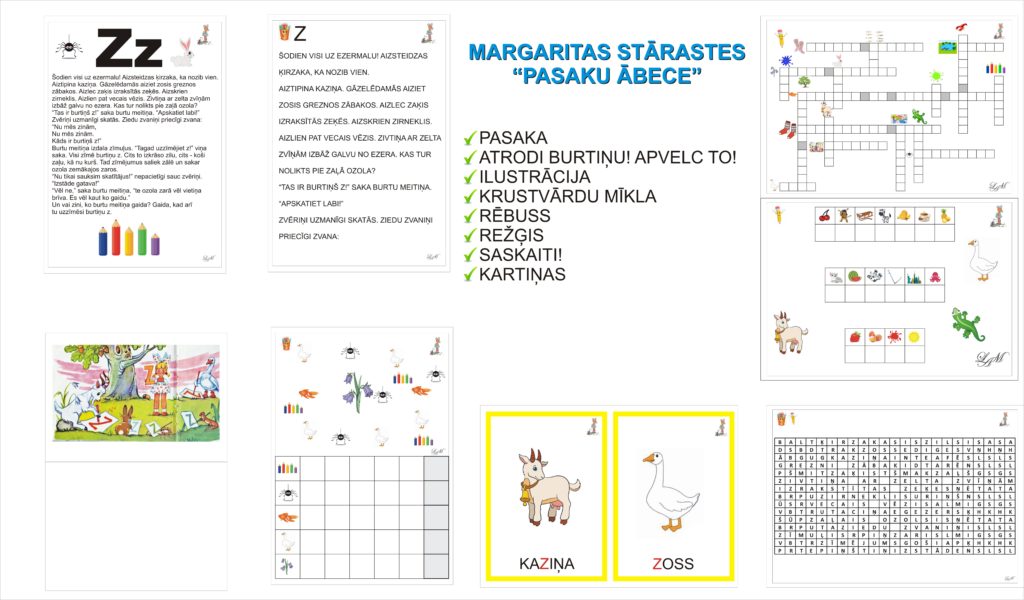 Margarita Stāraste “Pasaku Ābece” . Z