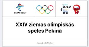 Ziemas olimpiskās spēles 2022