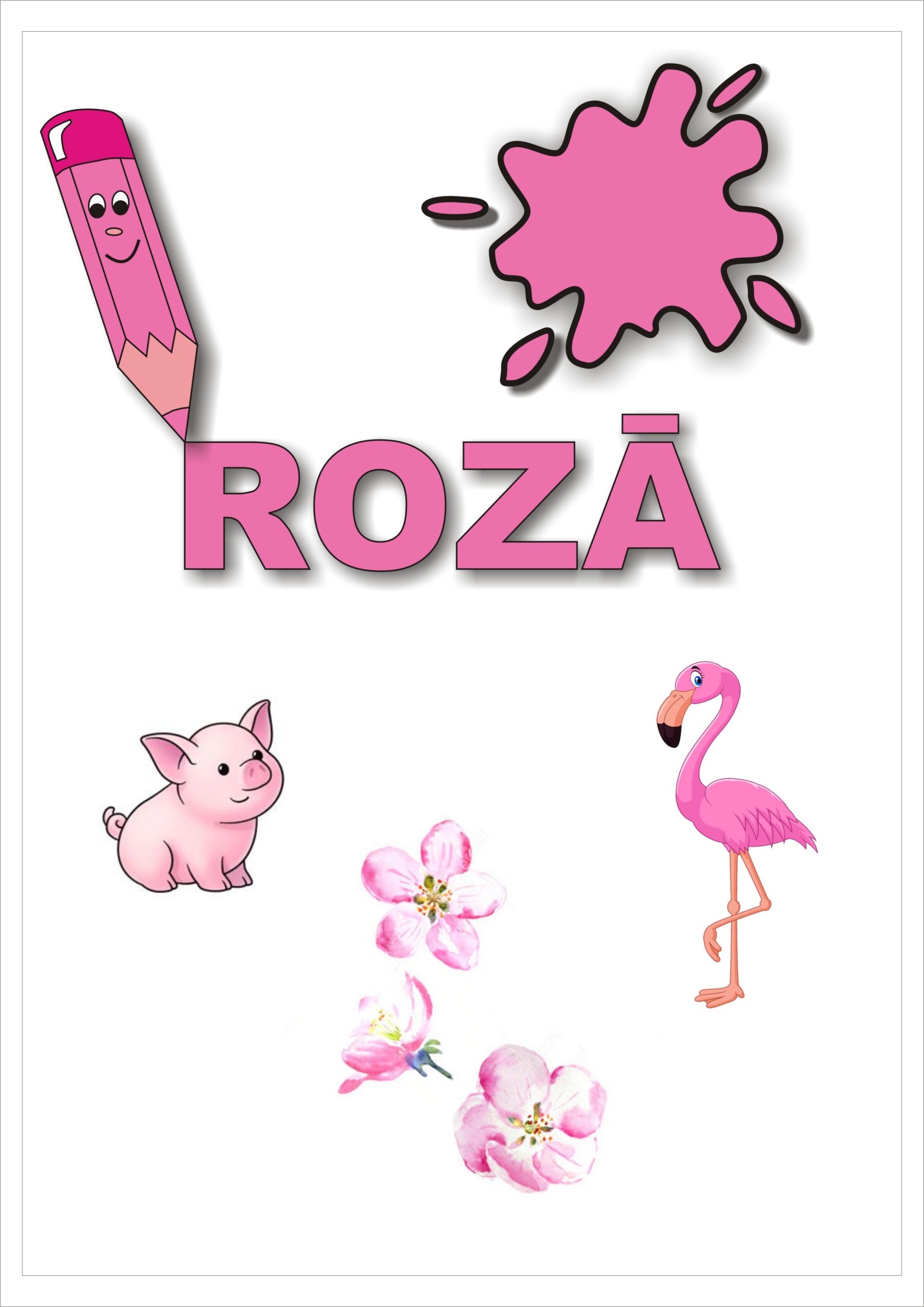 Roza Writing ROZĀ – Mācību materiāli