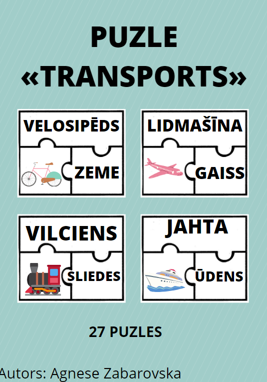 Puzle «Transports»