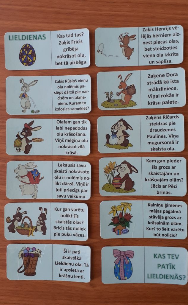 DOMINO “LIELDIENAS” – Mācību materiāli