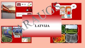 Interaktīva prezentācija ar uzdevumiem par Latviju