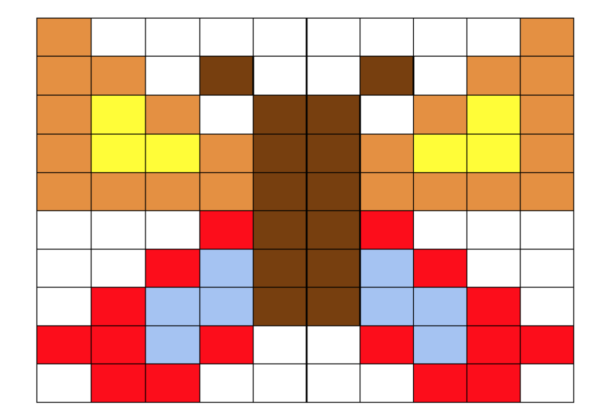 Mācību spēle – risini un krāso rezultātu. Simta kvadrāts.