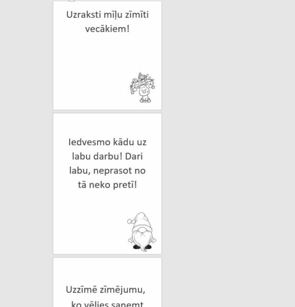 Labo darbiņu adventes kalendārs. Labo darbiņu adventes kalendārs.