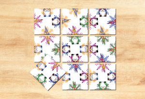 Kvadrātu puzle: rūķu savienošanas spēle