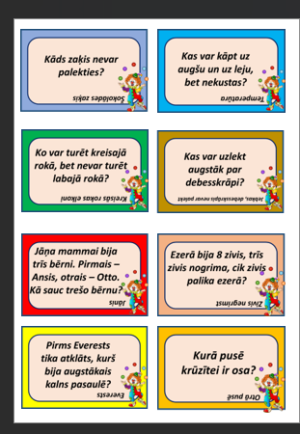 1. Aprīlis, jokainie atjautības uzdevumi