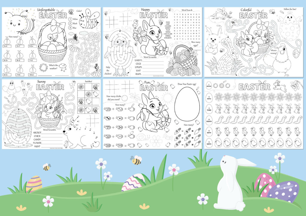 Printable Easter Activities - Mācību materiāli