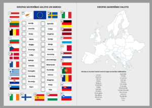 Eiropas Savienības valstis un karogi