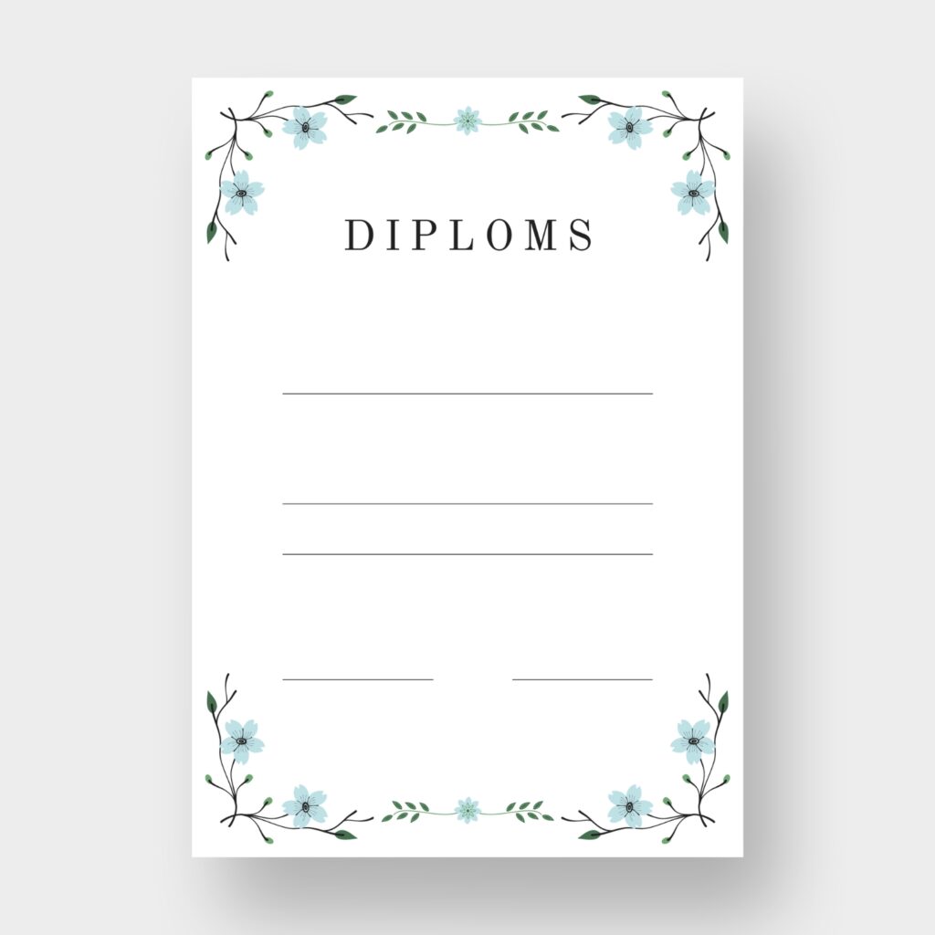 Diploms Raksts Pateicības raksti - Mācību materiāli