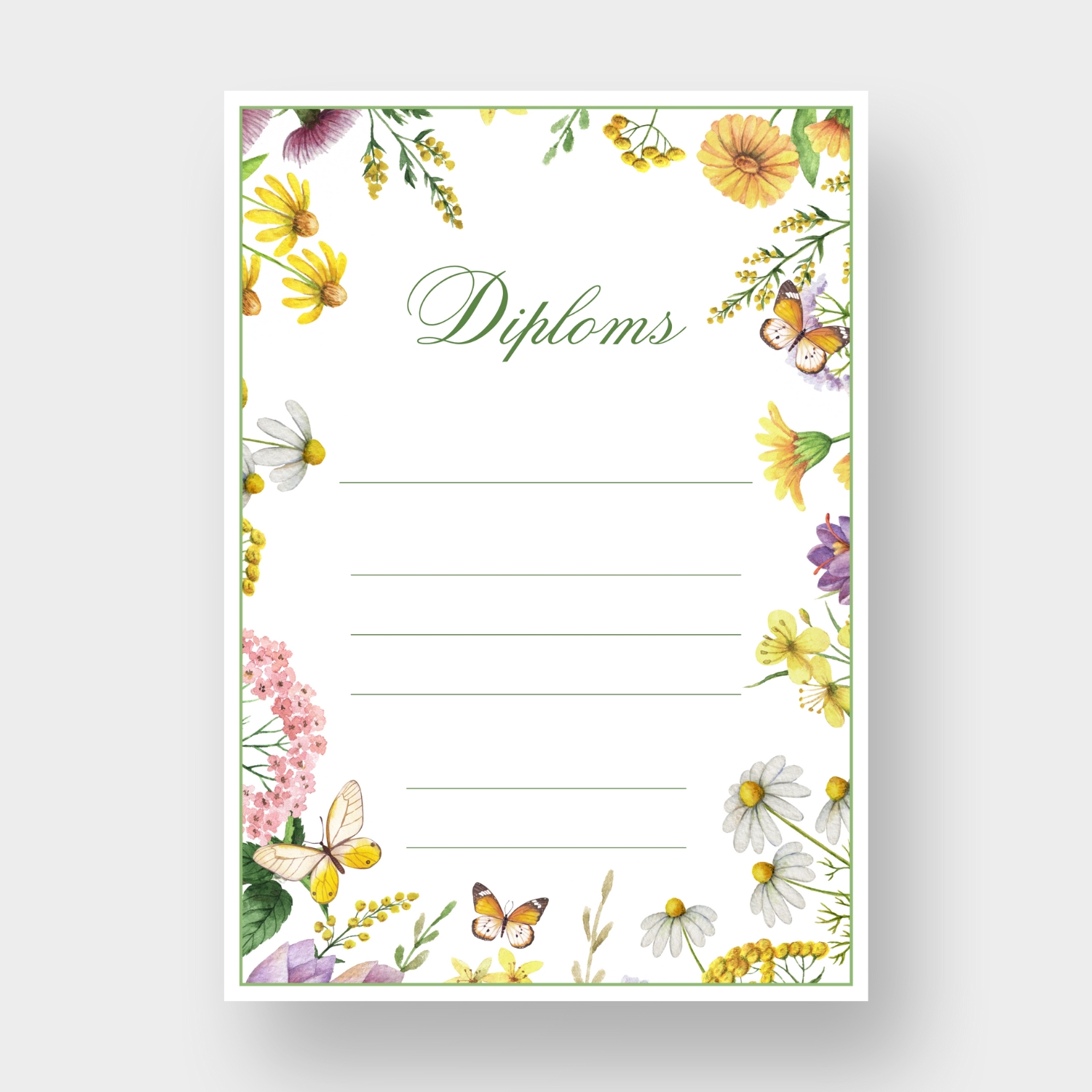 Diploms Raksts Pateicības raksti - Mācību materiāli