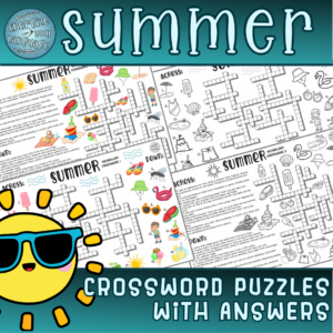 Summer Crossword Puzzles with Answers