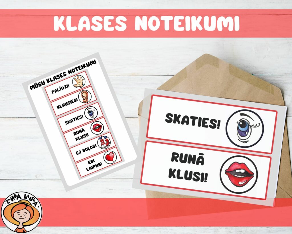 Klases noteikumi. - Mācību materiāli