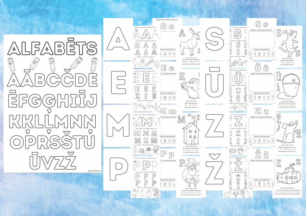 LIELAIS ALFABĒTS, 134 lpp. – Mācību materiāli