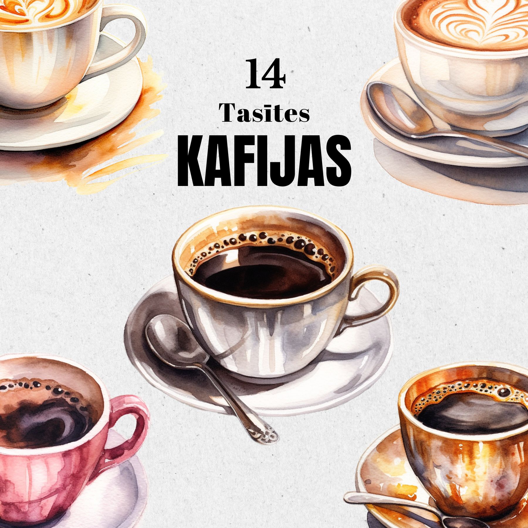 Kafijas attēli radošiem darbiņiem – Mācību materiāli