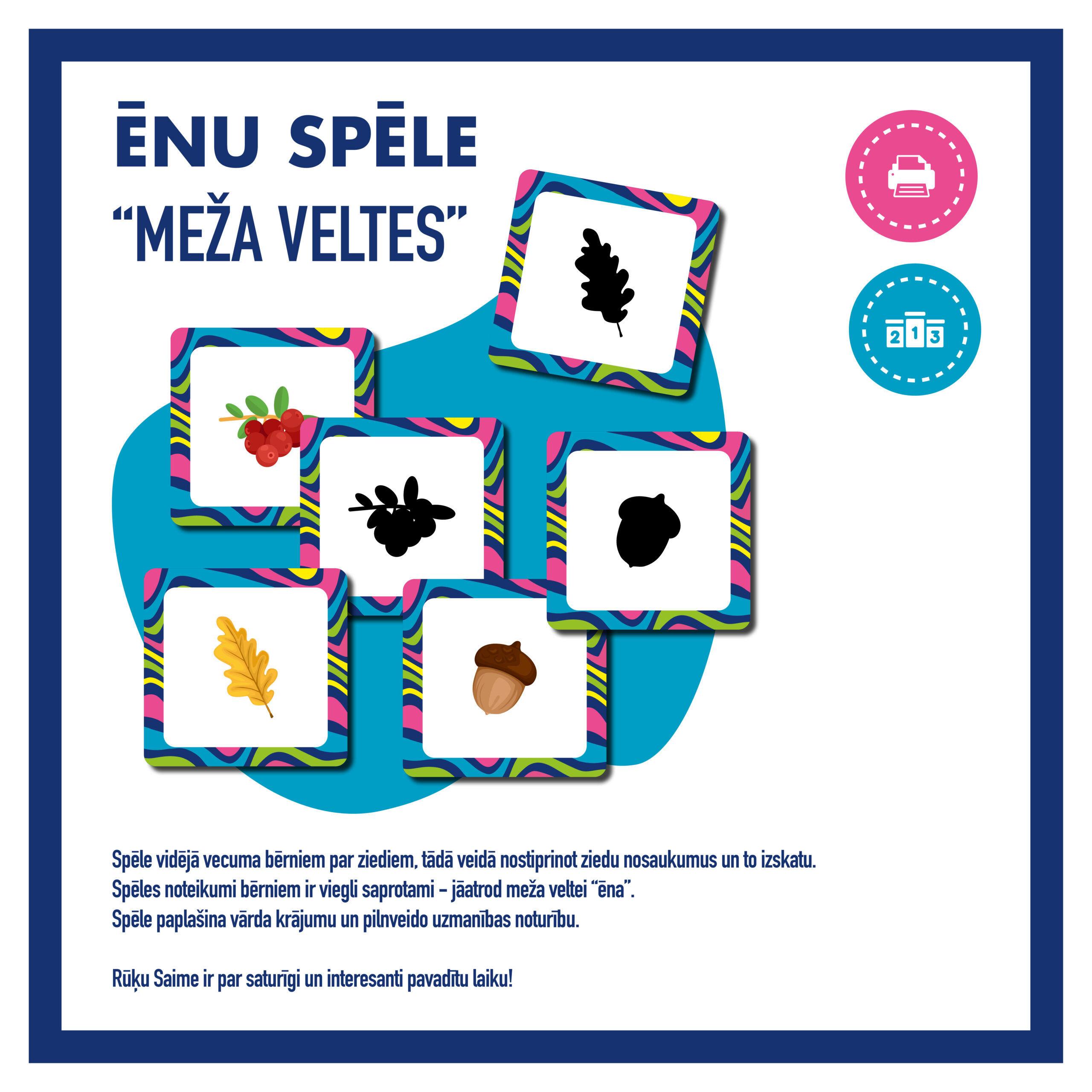 Ēnu spēle – “MEŽA VELTES”
