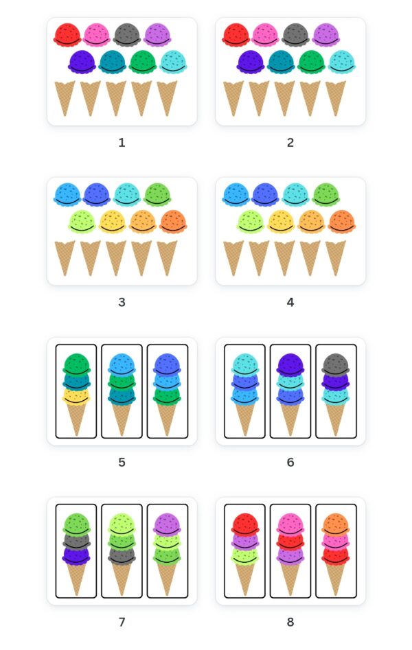 Krāsainie saldējumi