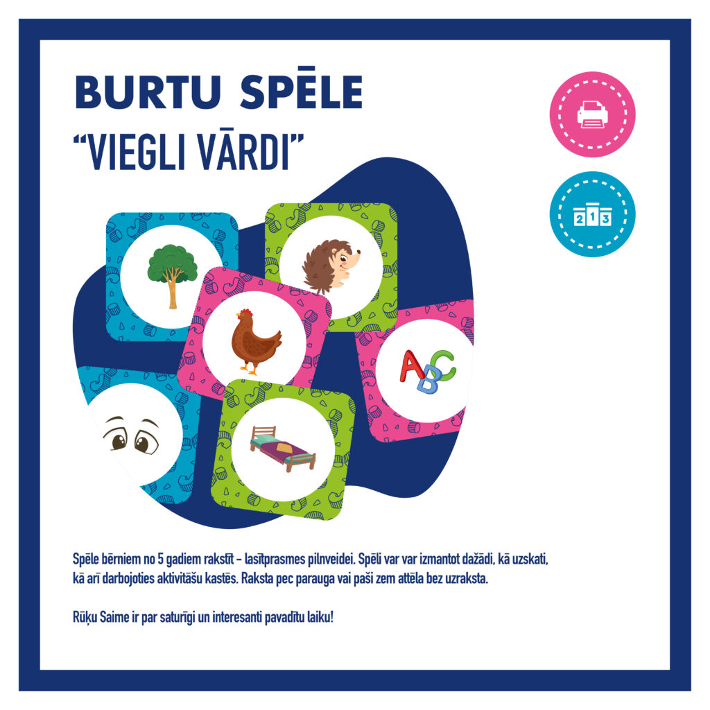 Burti, vārds, lasītprasme 