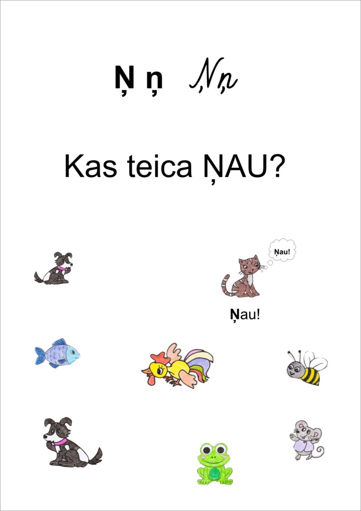 Pasaku alfabēts – Ņ – Kas teica ŅAU?