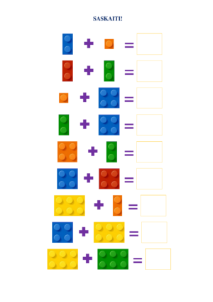Dažas idejas LEGO izmantošanai matemātikā