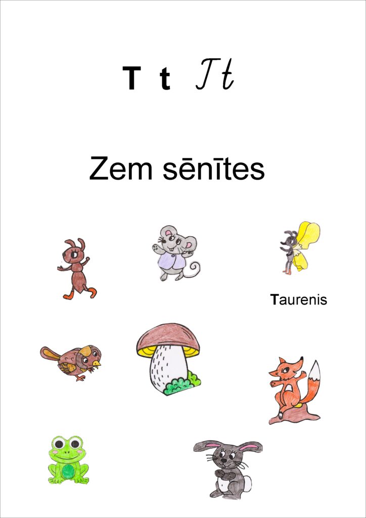 Pasaku alfabēts – T – Zem sēnītes