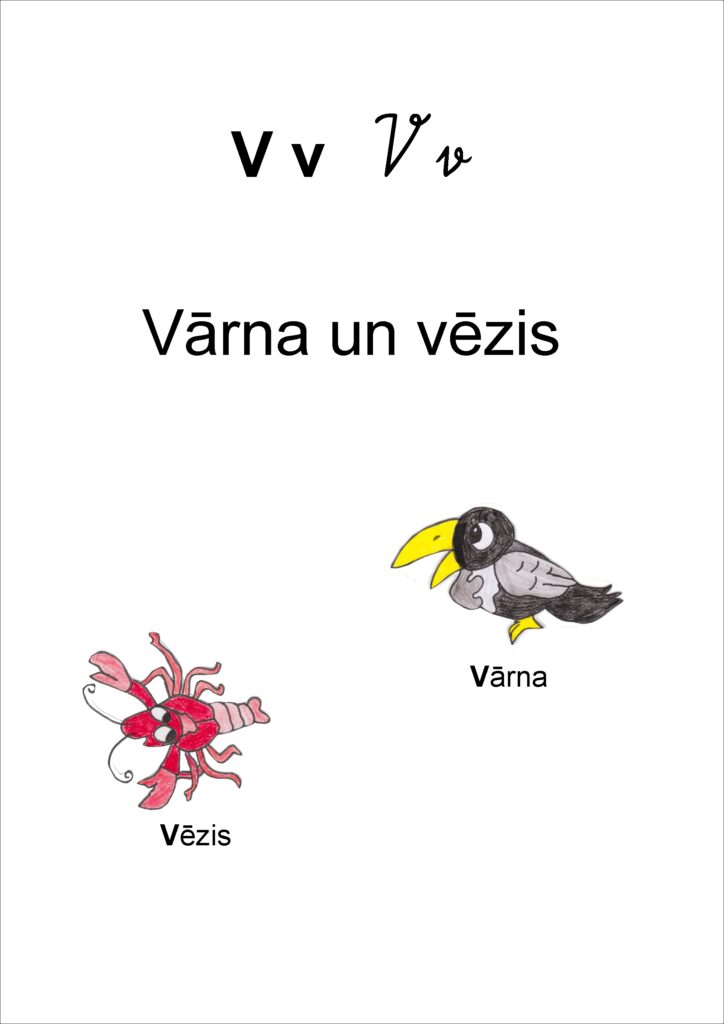Pasaku alfabēts – V – Vārna un vēzis