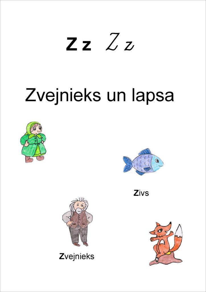 Pasaku alfabēts – Z – Zvejnieks un lapsa Pasaku alfabēts – Z – Zvejnieks un lapsa