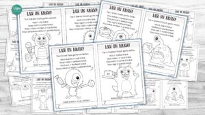 LASI UN KRĀSO – KRĀSAINIE MONSTRIŅI, 6-8 gadi.