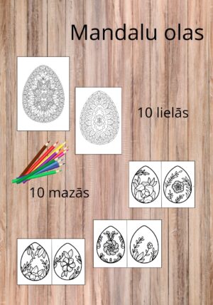 Lieldienu olu mandalas