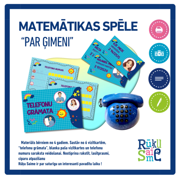 Matemātikas spēle “PAR ĢIMENI”- cipari Matemātikas spēle “PAR ĢIMENI”- cipari