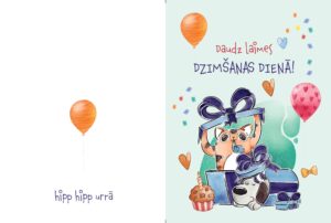 Dzimšanas dienas apsveikumu kartiņas
