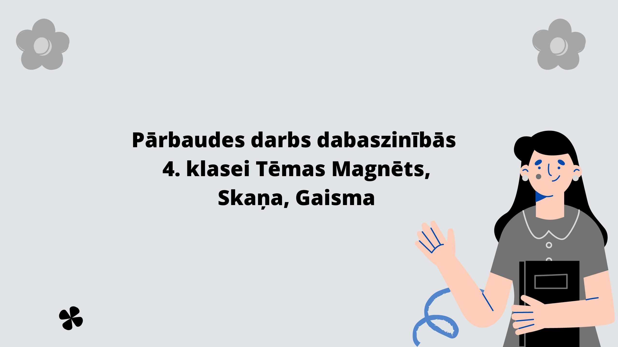 Pārbaudes darbs dabaszinībās 4. klasei