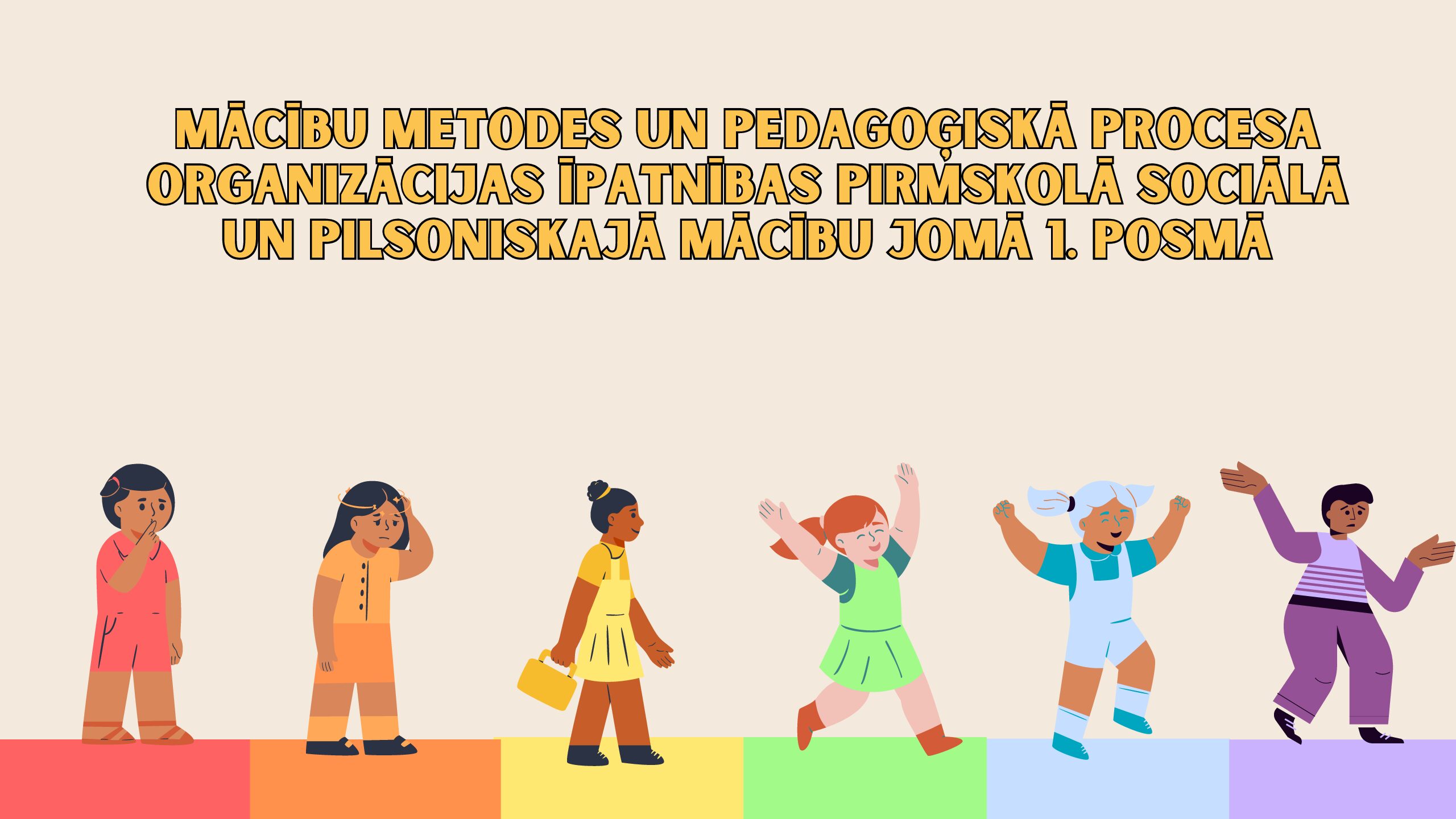 Mācību metodes un organizācija pirmskolā