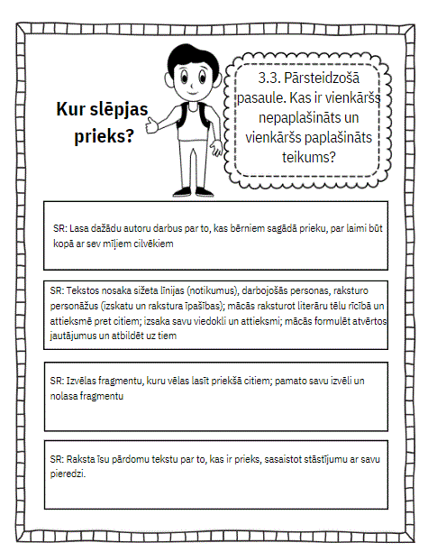 3 3 Pārsteidzošā Pasaule Latviešu Valoda 3 Klase Darba Mācību