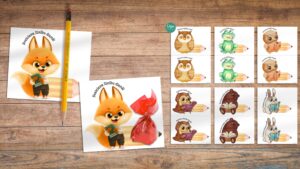 Apsveikums dāvaniņai – DZĪVNIECIŅI. Zinību diena.