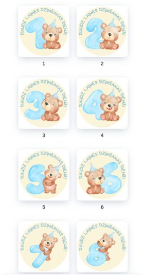 Medaļas dzimšanas dienai