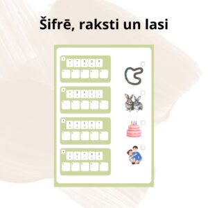 Šifrē, raksti un lasi