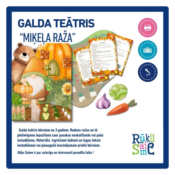 Galda teātris “MIĶEĻA RAŽA”- rudens, raža Galda teātris “MIĶEĻA RAŽA”- rudens, raža