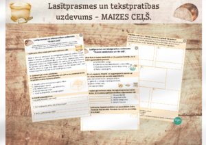 Lasītprasmes un tekstpratības uzdevums – MAIZES CEĻŠ. Maize.