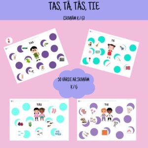 Tas, tā, tās, tie (Skaņām Ķ/Ģ)+Bonuss