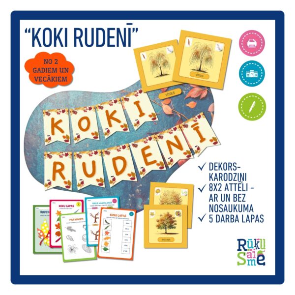 Materiāla komplekts “KOKI RUDENĪ” Materiāla komplekts “KOKI RUDENĪ”