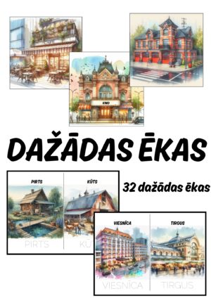 Dažādas ēkas